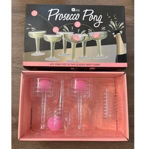 Talking Tables Prosecco Pong, Adult Game, New 12 Glasses Cup & Ping Pong Balls